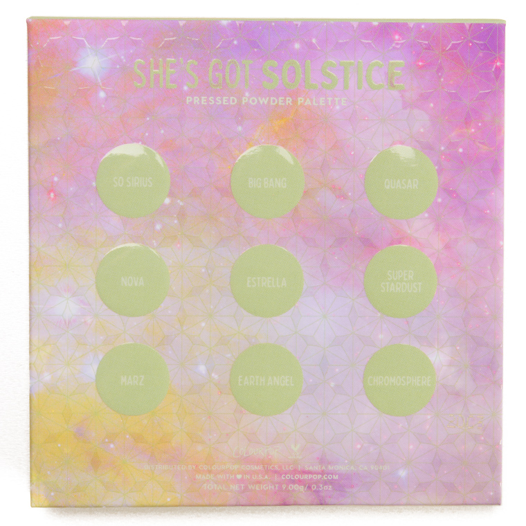 ColourPop She's Got Solstice 9-Pan Pressed Powder Palette