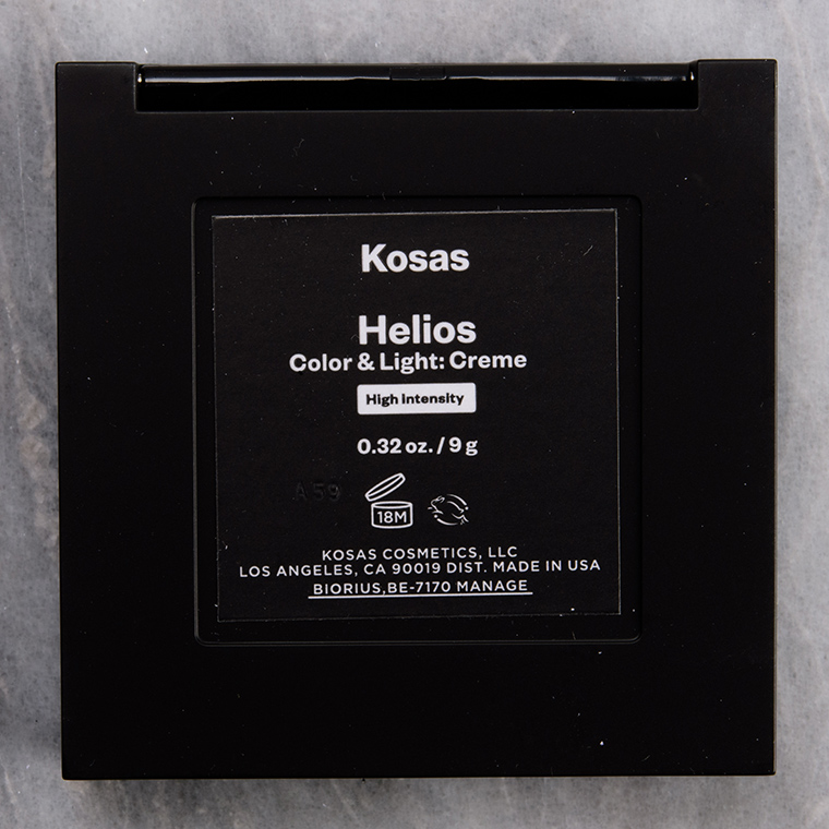 Kosas Helios (High Intensity) Color and Light Palette