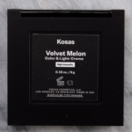 Kosas Velvet Melon (High Intensity) Color and Light Palette
