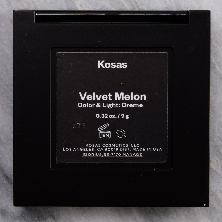 Kosas Velvet Melon Color and Light Palette