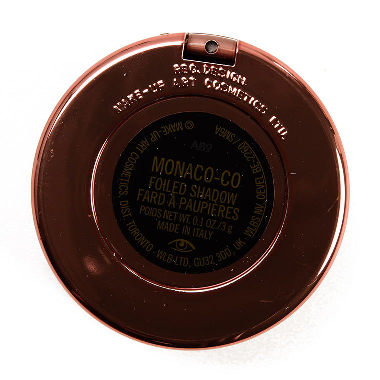 MAC Monaco-co (Enchanted Forest) Foiled Eyeshadow