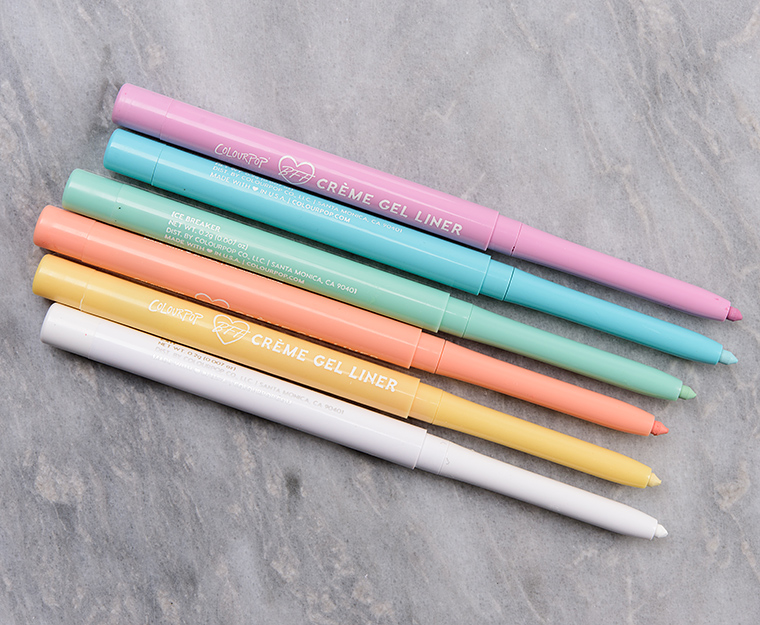 ColourPop Tie Dye Collection Swatches
