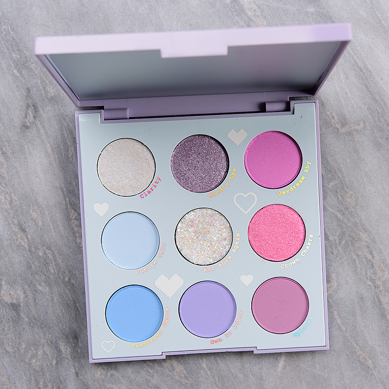 ColourPop In a Trance 9 Pan Pressed Powder Palette Review Swatches