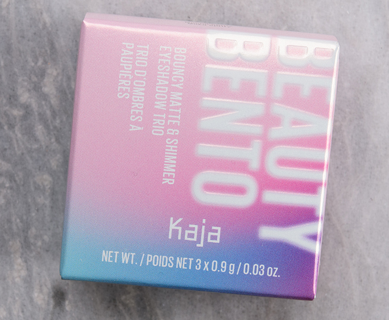 Kaja Mocha Spritz Beauty Bento Bouncy Shimmer Eyeshadow Trio
