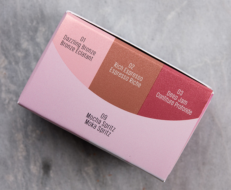 Kaja Mocha Spritz Beauty Bento Bouncy Shimmer Eyeshadow Trio