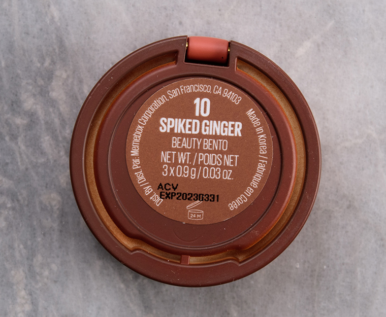 Kaja Spiked Ginger Beauty Bento Bouncy Shimmer Eyeshadow Trio