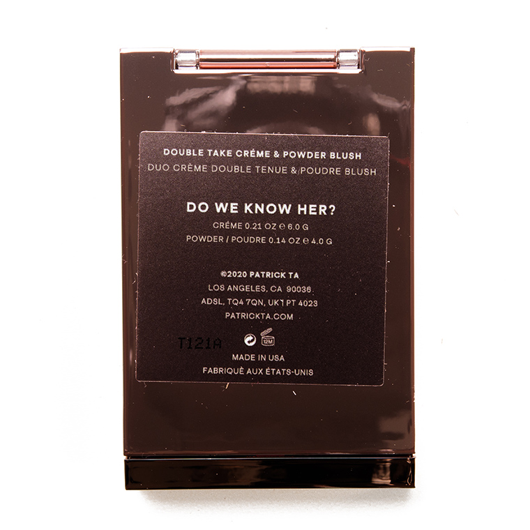 Patrick Ta Do We Know Her Double-Take Crème & Powder Blush