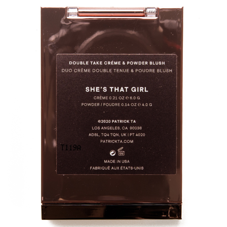 Patrick Ta She's That Girl Double-Take Crème & Powder Blush