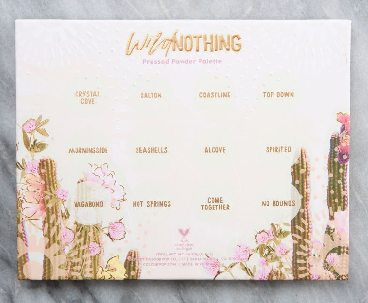 ColourPop Wild Nothing 12-Pan Pressed Powder Shadow Palette