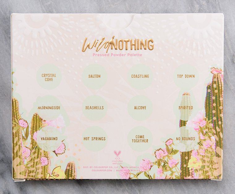 ColourPop Wild Nothing 12-Pan Pressed Powder Shadow Palette