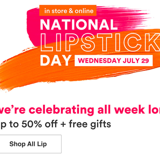 Deals Ulta National Lipstick Day 2020