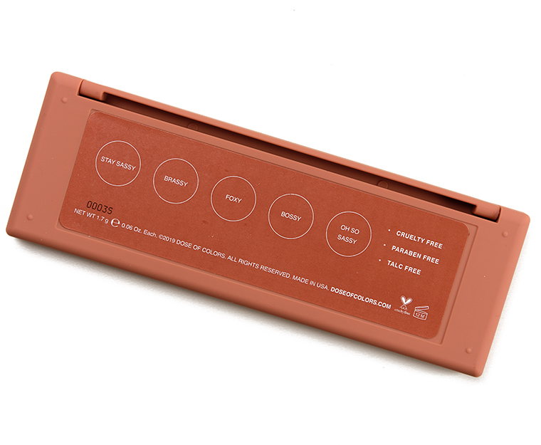 Dose of Colors Sassy Siennas Eyeshadow Palette