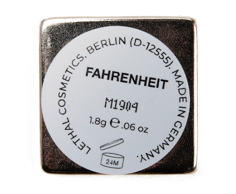 Lethal Cosmetics Fahrenheit Pressed Powder Shadow