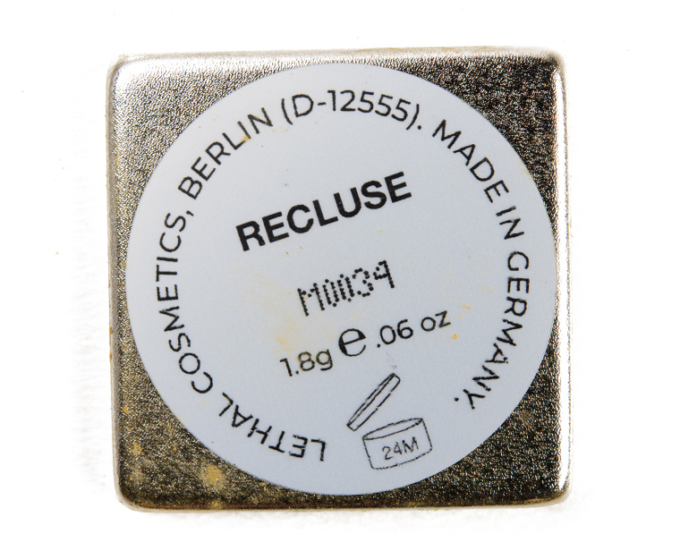 Lethal Cosmetics Recluse Pressed Powder Shadow