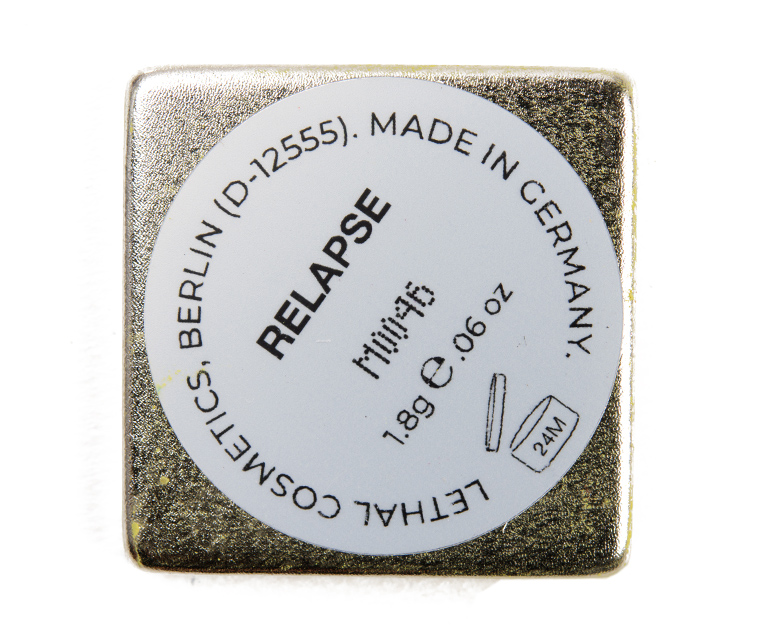 Lethal Cosmetics Relapse Pressed Powder Shadow