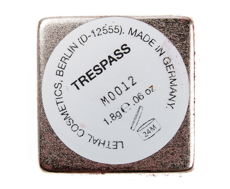 Lethal Cosmetics Trespass Pressed Powder Shadow