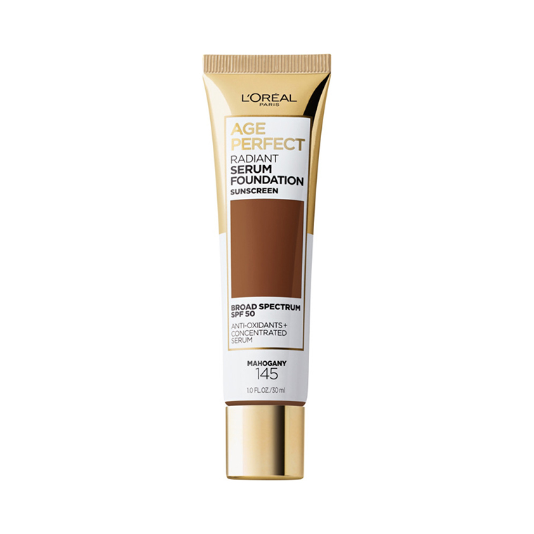 L'Oreal Mahogany (145) Age Perfect Radiant Serum Foundation