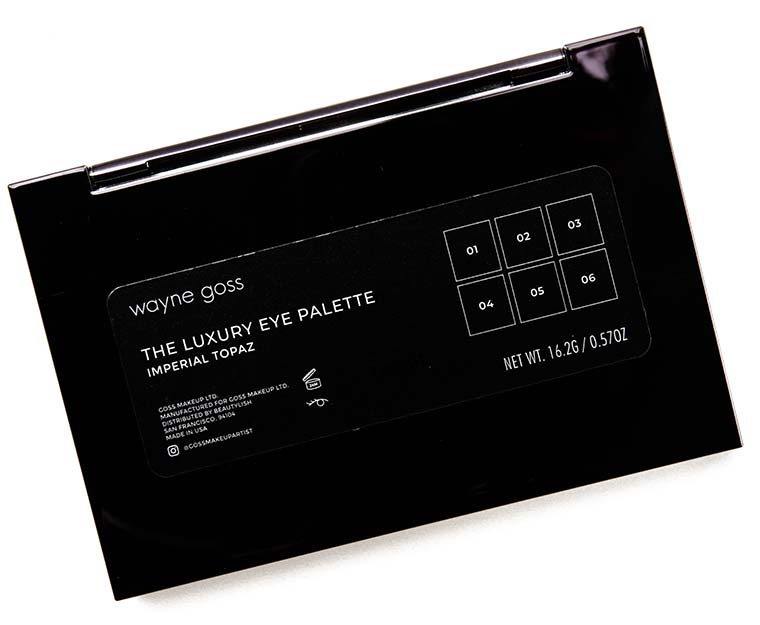 Wayne Goss Imperial Topaz The Luxury Eye Palette