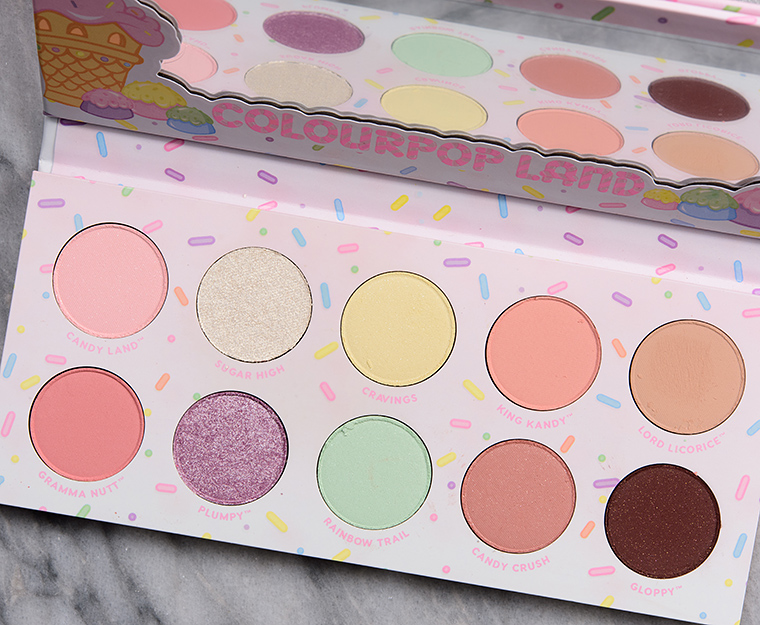 ColourPop Candy Castle 10-Pan Pressed Powder Shadow Palette