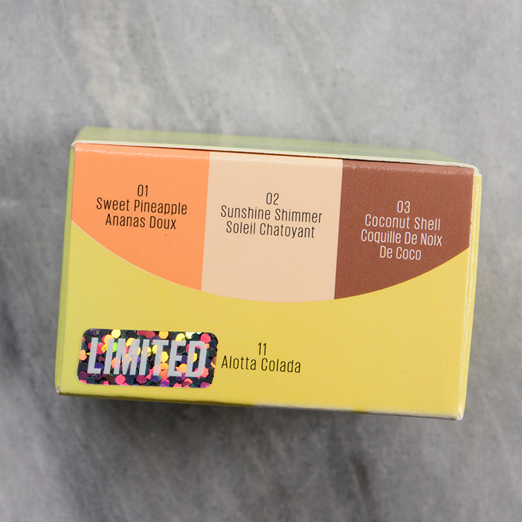 Kaja Alotta Colada (11) Beauty Bento Bouncy Shimmer Eyeshadow Trio