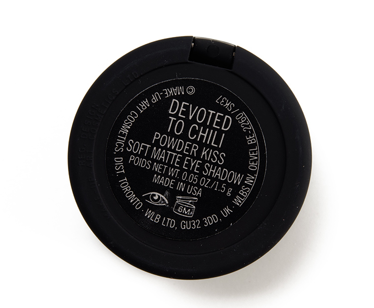 MAC Devoted to Chili Powder Kiss Soft Matte Eyeshadow