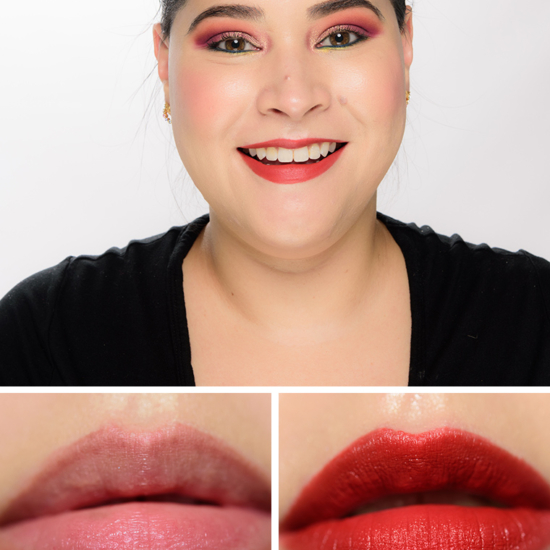 MAC Devoted to Chili Powder Kiss Liquid Lipcolour Review & Swatches