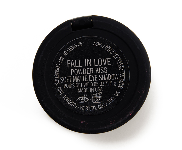 MAC Fall in Love Powder Kiss Soft Matte Eyeshadow