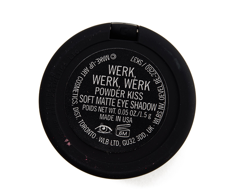 MAC Werk Werk Werk Powder Kiss Soft Matte Eyeshadow