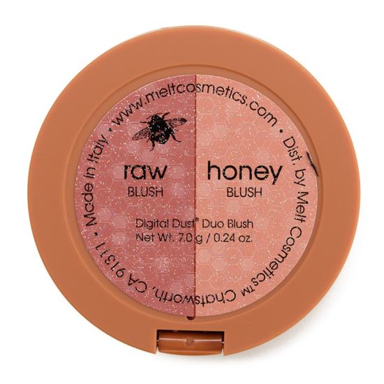 Melt Cosmetics Raw Honey Digital Dust Duo Blush Review & Swatches