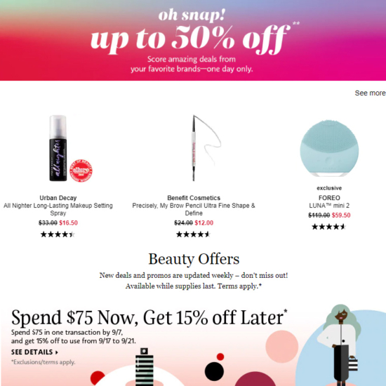 Sephora 21 Days Price Match