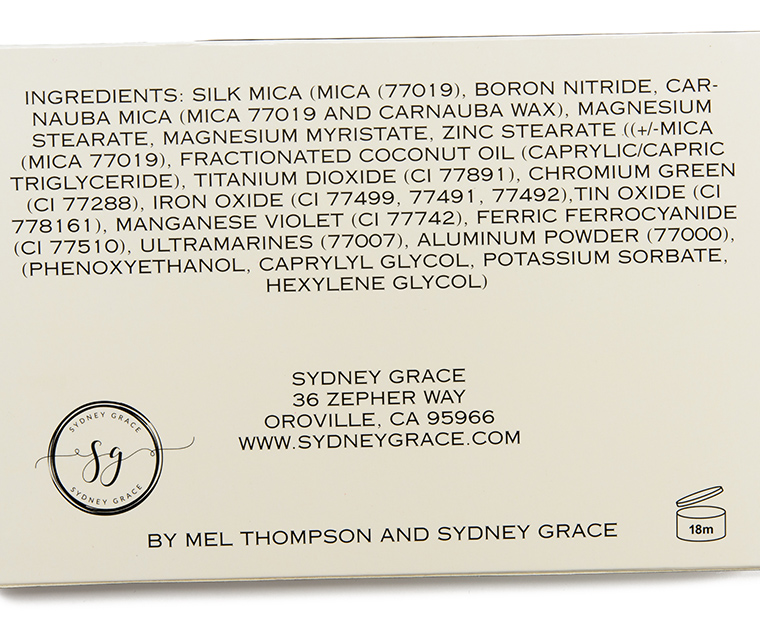 Sydney Grace Tiny Marvels Eyeshadow Palette