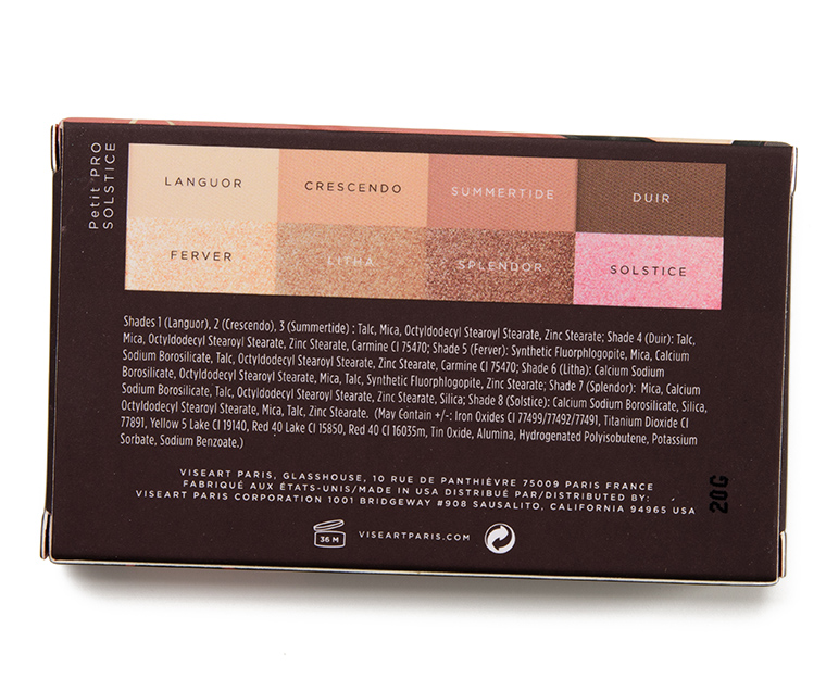 Viseart Solstice Petit Pro Palette