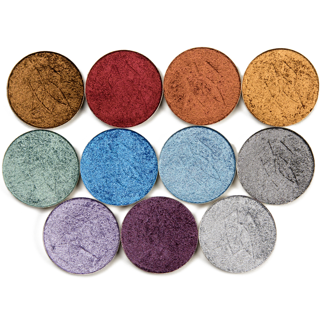 Clionadh Ultra Metal & Duochrome Eyeshadow Swatches (x29)