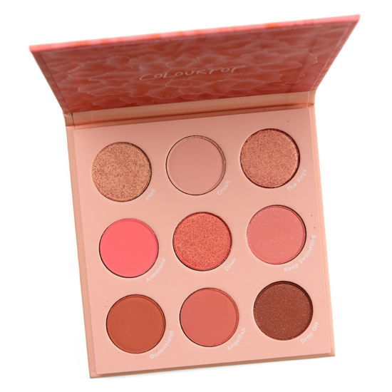 ColourPop 9-Pan Pressed Powder Palette Coast to Coral
