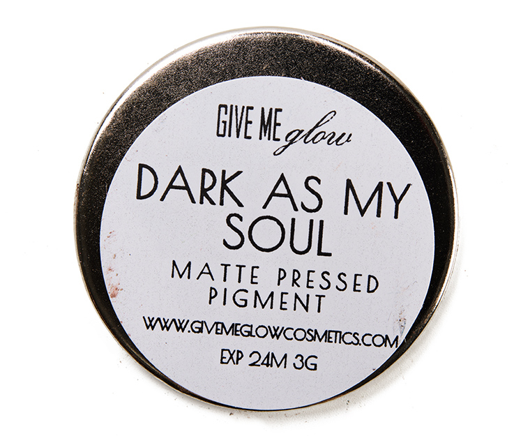 Give Me Glow Dark as my Soul Matte Pressed Shadow