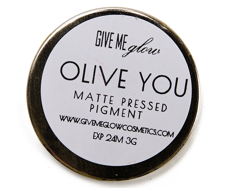 Give Me Glow Olive You Matte Pressed Shadow