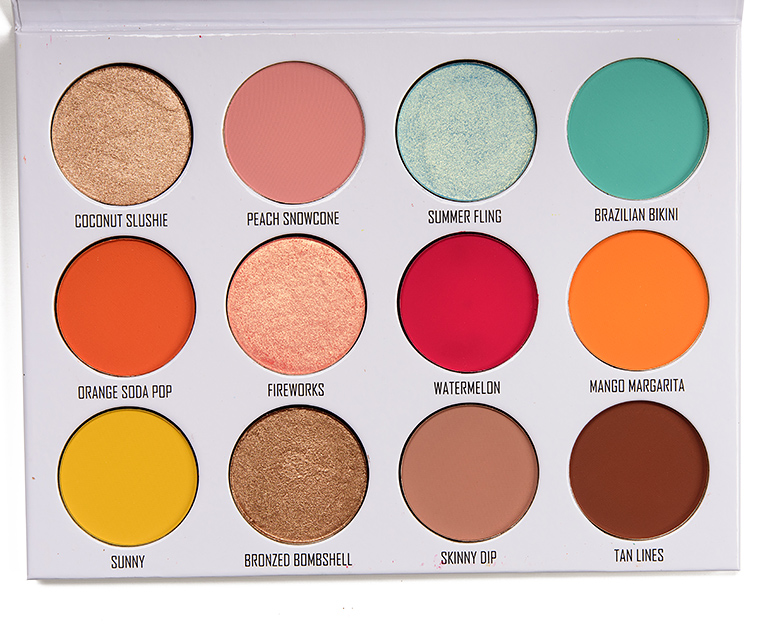 Give Me Glow Summer Vibes 12-Pan Pressed Pigment Palette
