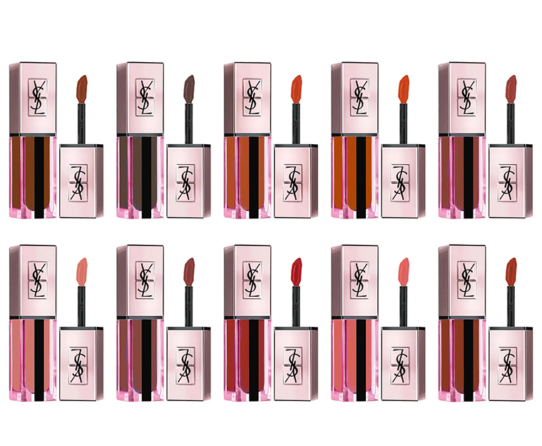 YSL The Slim Glow Matte Lipstick + Water Stain Glow Lip Stains for Holiday 2020