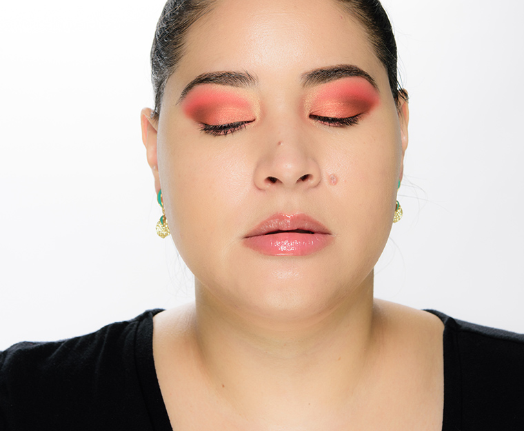 Diffused Light over set foundation (your left) vs. Set foundation only