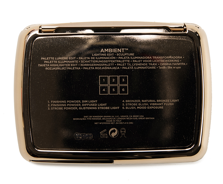 Hourglass Sculpture Ambient Lighting Edit Palette