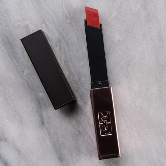 YSL Private Carmine (204) Slim Glow Matte Rouge Pur Couture Lipstick