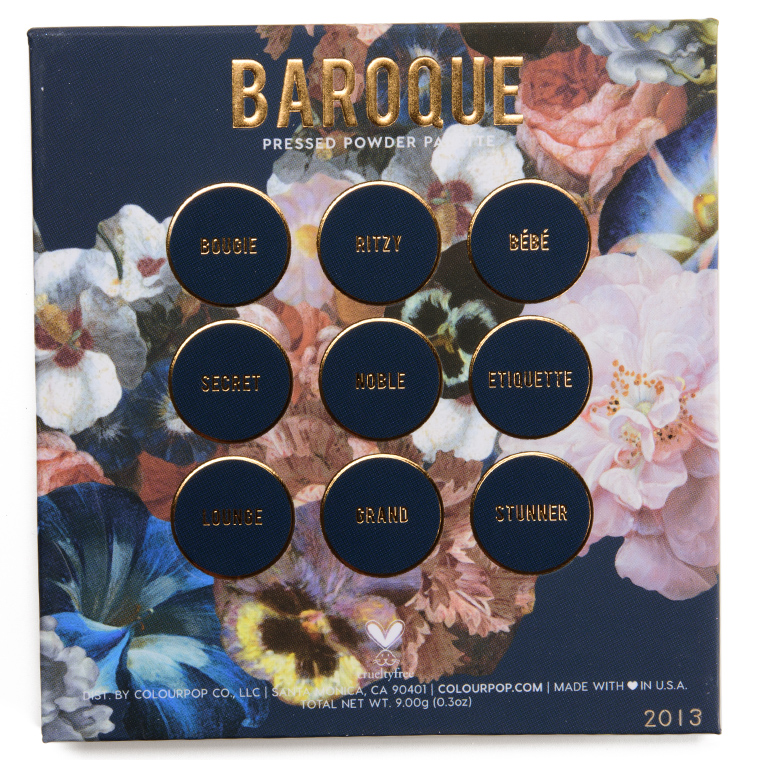 ColourPop Baroque 9-Pan Pressed Powder Palette