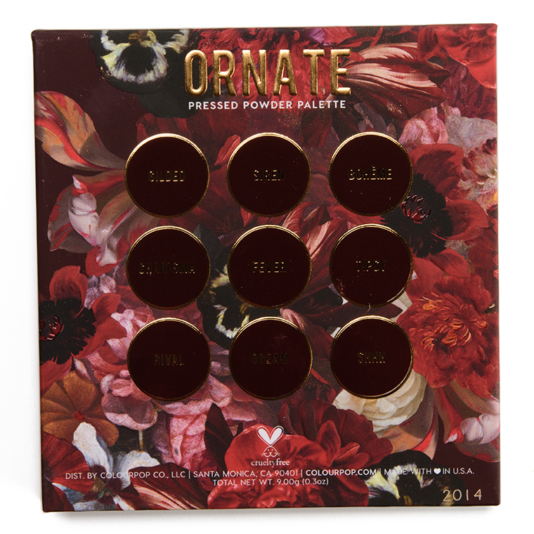 ColourPop Ornate 9-Pan Pressed Powder Palette