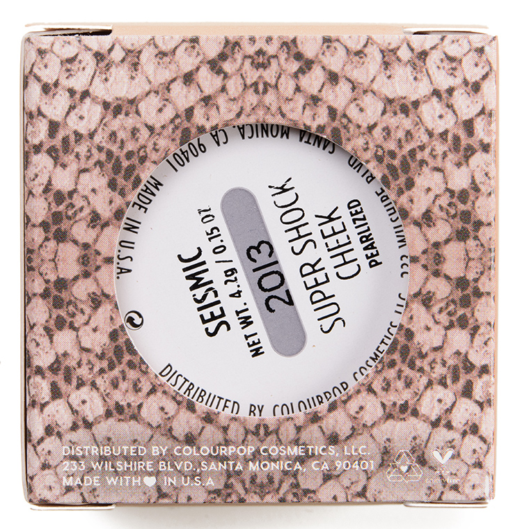 ColourPop Seismic Super Shock Cheek (Highlighter)