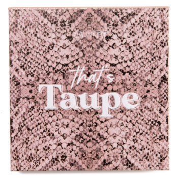 ColourPop That's Taupe Eyeshadow Palette Review &amp; Swatches