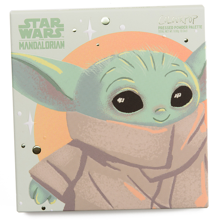 ColourPop x Baby Yoda The Child Palette Swatches ColourPop x Baby Yoda The Child Palette Swatches