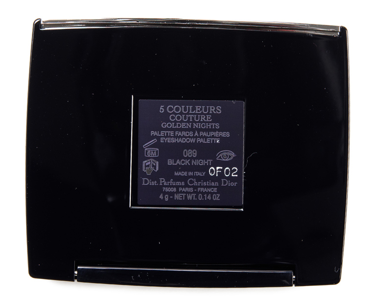 Dior Black Night (089) 5 Couleurs Couture Eyeshadow Palette