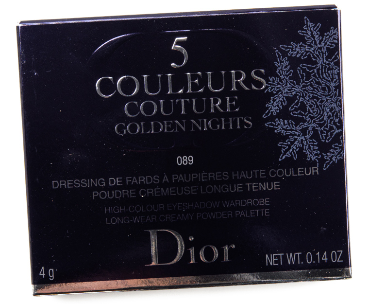 Dior Black Night (089) 5 Couleurs Couture Eyeshadow Palette