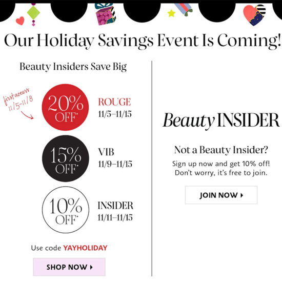Holiday 2021 Sephora Savings