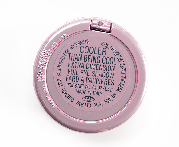 MAC Cooler Than Being Cool Extra Dimension Foil Eye Shadow
